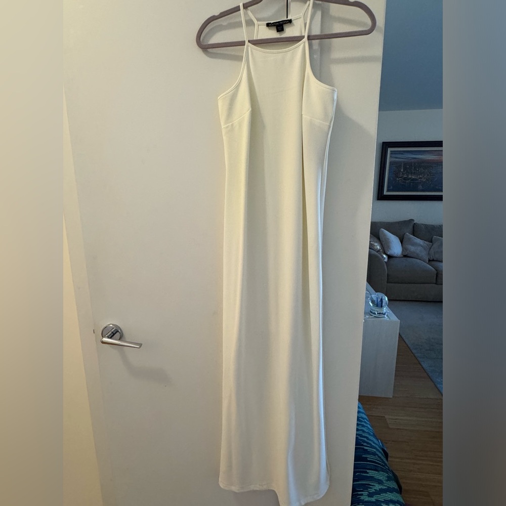 White long dress. Never worn with tags.